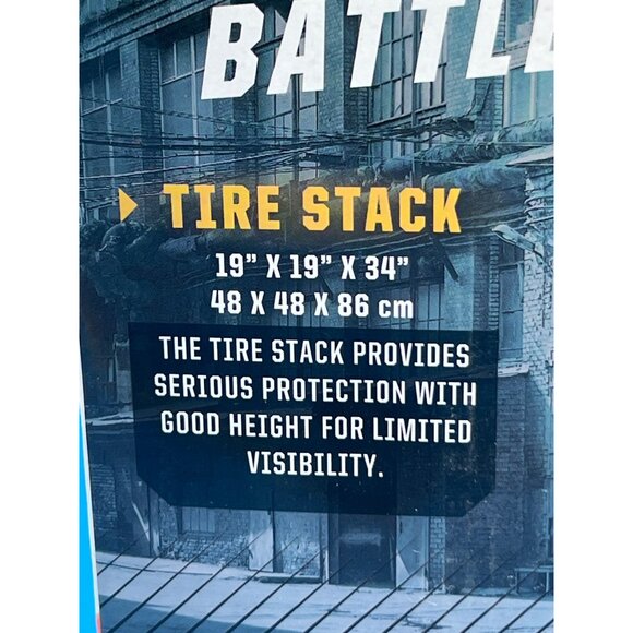 Bunkr Battle Zones Inflatable Tire Stack Water Blaster Game Accessory - Picture 3 of 5